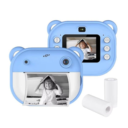Instant Print Camera | Digital Camera with 1080P Videos | Portable Instant Camera Printer